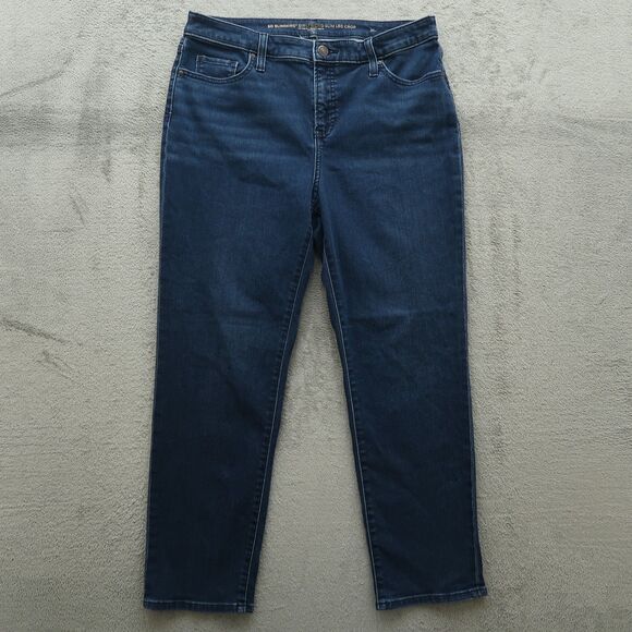 Chico's Jeans Women's 1.5 US-10 High-Rise Girlfriend Slim Leg Crop 25" Inseam - Picture 1 of 16